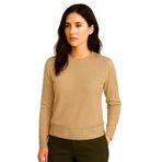 Katia & Bony Premium Bisiklet Yaka Kazak, s-m, 22510W3002, Bej, Kadın