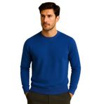Katia & Bony Premium Bisiklet Yaka Triko Kazak Mavi S/M, S/M, 22510M4004, MAVİ, Erkek
