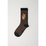 Katia & Bony Teddy Desenli Soket Çorap Siyah 39-42, 39-42, 22401M4005, SİYAH, erkek