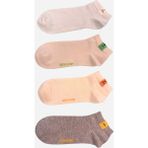 Katia & Bony Unisex Aksesuarlı 4'lü Step Çorap - Çok Renkli - 43 - 46