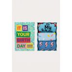 Katia & Bony Unisex Birthday Kutulu 3'lü Soket Çorap - 39 - 42 - Desenli