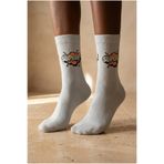 Katia & Bony Unisex Desenli Mavi Soket Çorap - 39 - 42