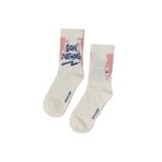 Katia & Bony Unisex Pembe Renkli Baskılı Soket Çorap,39-42