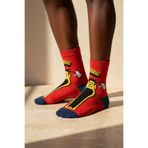 Katia & Bony Unisex Pop Art Angry Soket Çorap 35-38