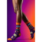 Katia & Bony Unisex Pop Art Desenli Soket Çorap - 39 - 42 - Çok Renkli