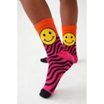 Katia & Bony Unisex Pop Art Gülen Yüz Desenli Soket Çorap - Çok Renkli - 39 - 42