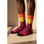 Katia & Bony Unisex Pop Art Gülen Yüz Desenli Soket Çorap - Çok Renkli - 39 - 42
