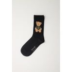 Katia & Bony Unisex Teddy Desenli Soket Çorap Siyah - 39 - 42