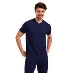 Katia&Bony Silver Düğmeli Erkek Pijama Üst Lacivert - S