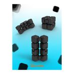 katlaç SİYAH RENK , infinity cube - sonsuz küp - stres küpü - hareketli küp