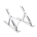 Katlanabilir Alüminyum Laptop Standı, Ultra Hafif Ergonomik Notebook ve Tablet Yükseltici (MacBook Uyumlu)