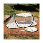 Katlanabilir Bebek Cibinlik Tül Sineklik Haşere Koruyucu Çantalı Bebek Gölgelik Çadırı 120-60 cm - Renkli - 60 x 120