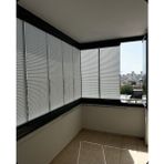 Katlanabilir Cam Balkon Plise Perde Açık Gri (Isteğe Bağlı Vidalı Veya Kancalı) - 80 x 180