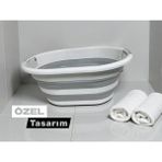 Katlanabilir Çamaşır Sepeti 25L - 54x25