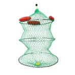 Katlanabilir Canlı Balık Sepeti Şamandıralı Balık Saklama Filesi 40X60 Cm (Livar)