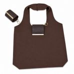 Katlanabilir Çanta Anahtarlık Alışveriş Çantası Kadın Omuz Çantası, Plaj Çantası, Spor Çantası Hafif Taşınabilir Su İtici Günlük Kullanım Çantası, Foldable Keychain Bag (kahverengi)