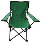 Katlanabilir Kamp Sandalyesi Yeşil - 6456 Ecorce Tube Marron - Polyester