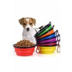 Katlanabilir Kedi Köpek Mama Su Kabı (RENK BELİRTİNİZ)