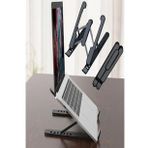Katlanabilir Laptop Standı - Kaydırmaz Kademe Ayarlı Laptop Tablet Tutucu