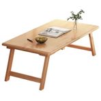 Katlanabilir Masif Ahşap Sehpa Ev ve Ofis için Küçük Japon Çay Masası VersatileStyle Kompakt 60x40x25CM Pencereler ve Yemek Kullanımı için İdeal
