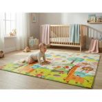 Katlanabilir Oyun Matı Arabalar Ve Hayvanlar 150X200x1 Cm (2 Adet)