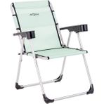 Katlanabilir Piknik ve Kamp Sandalyesi - Bardaklıklı - Rock - Su Yeşili (A-03)- 140KG Taşıma - 6456 Ecorce Tube Marron - Polyester