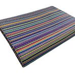 KATLANABİLİR PLASTİK HASIR HALI KİLİM PİKNİK PLAJ PARK BAHÇE TERAS VERANDA KIRMIZI 150 x 210 PEMBE