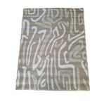Katlanabilir Plastik Hasır Halı Kilim Piknik Plaj Park Bahçe Veranda 160x120 cm