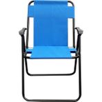 Katlanabilir Plastik Kollu Lüks Kamp Sandalyesi - 6456 Ecorce Tube Marron - Polyester