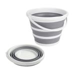 Katlanabilir Pratik Plastik Kova - 12.8 Litrelik Hacim