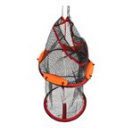 Katlanabilir Şamandıralı Canlı Balık Sepeti Profesyonel Balık Saklama Filesi 35X50 Cm (Livar)
