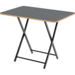 Katlanır 4 Kişilik Bahçe Masası Bistro Masa 55X90 Füme 1426