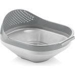 Katlanır Akordiyon Pirinç Süzgeci 23*26*14 cm - Gri