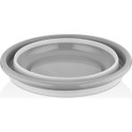 Katlanır Badya Leğen Qlux Katlanır Kamp Karavan Piknik Badya L-00868 Bpa Içermez 5 Lt - Gri