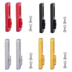 Katlanır Bisikletler için Alüminyum Alaşımlı V Fren Uzatma Adaptörleri, Cnc Hassas Fren Kaliper Koltukları 406 ila 451 Tekerlek Setini Dönüştürür, 14-20 İnç Modifiye Jantlarla Uyumlu (Gümüş)