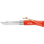 Katlanır Cep Çakısı - Opinel - Gürgen Ağacı Sap - Turuncu - No:7