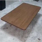Katlanır Dikdörtgen Yer Sofrası Hamur Açma Sunum Masası Ceviz 60 cm x 90 cm
