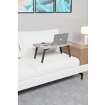 Katlanir Laptop Masasi Sehpasi Calisma Yatak Kahvalti Masasi 60X35 Cm Efes
