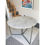 Katlanır Masa, Yemek Masası, Outdoor Masa, Piknik Masası, Kamp Masası, Katlanabilen Masa, Yaprak Masa - Gri Mermer