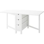 Katlanır Mutfak Masası, Beyaz, 2-4 Kişilik, Katlanabilir, 26/89/152X80 cm - 1/100 Toz Ceviz - 152 x 80 cm
