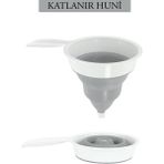 Katlanır Silikon Akordiyon Huni Katlanır Huni - Seçenek 1 - Altın