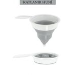 Katlanır Silikon Akordiyon Huni Katlanır Huni