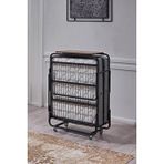 Katlanır Somya Metal Karyola Ve Yatak Seti 80x190 - 90x190 Siyah