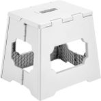Katlanır ve Taşınabilir Tabure (Boy 28,5 x En 21,5 x Yükseklik 24,5 Cm) - Beyaz