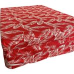 Katlanır Yer Yatağı Sünger Yatak Kırmızı Tüylü 80X180 Cm-6 cm Tek Kişilik - Çok Renkli - 80 x 180 x 6 cm