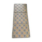 Katlanır Yer Yatağı Ve Tek Kişilik Sünger Katlanır Minder Yatak 70x180x6 CM Kahverengi Ekose