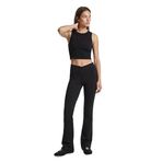 Katlı Bel Slim Fit İspanyol Paça Spor Tayt
