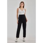 KATLİN MATERNİTY WEAR Hamile Mom fit Likrali Kot Pantolon, Ayarlanabilir Bel