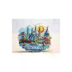 katre46 Esk-ALK4600 Ahşap İstanbul Temalı Magnet