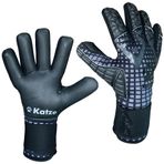 Katze Elite Performance Kemikli Kaleci Eldiveni Siyah - 8